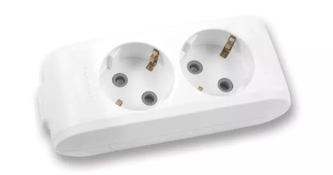 Колодка Panasonic X-tendia (2 розетки) белый (wltb04202wh-ru)