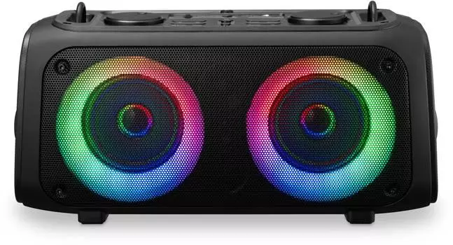 Колонка портативная Hyundai H-PS1030, 40Вт, черный/черный