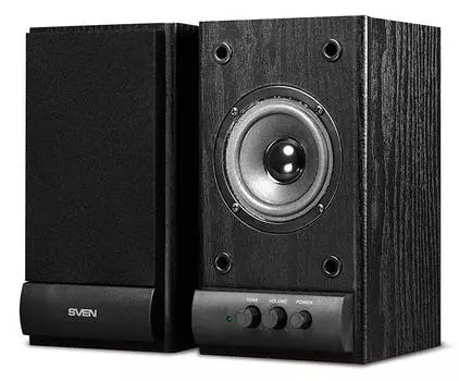 Колонки Sven SPS-607, черный (sps-607 black) (плохая упаковка)