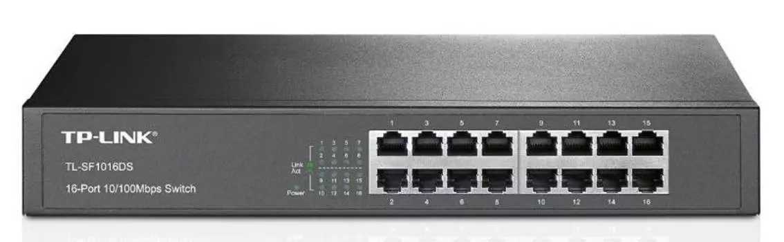 Коммутатор неуправляемый TP-Link TL-SF1016DS