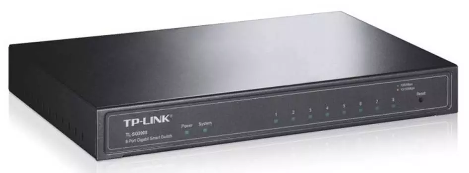 Коммутатор управляемый TP-Link TL-SG2008