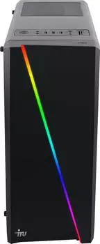 Компьютер IRU Game 510B5GE, Intel Core i5 10400F, DDR4 16ГБ, HDD 1024ГБ, SSD 240ГБ, NVIDIA GeForce GTX 1650 4096МБ, Free DOS, черный (1686541)