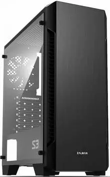 Компьютерный корпус ATX Zalman S3 черный (s3 black)