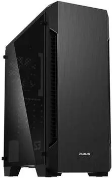 Компьютерный корпус ATX Zalman S3 TG черный (s3 tg black)