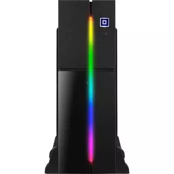 Компьютерный корпус mATX Aerocool Playa Slim черный
