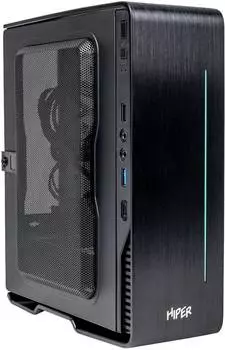Компьютерный корпус miniITX 180W Hiper Vi7B черный (vi7b hpu-200pf)