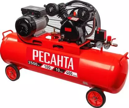 Компрессор поршневой Ресанта КП-100/400Р (74/7/5)