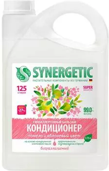Кондиционер для стирки Synergetic Помело и яблоневый цвет 3.75л (110371)