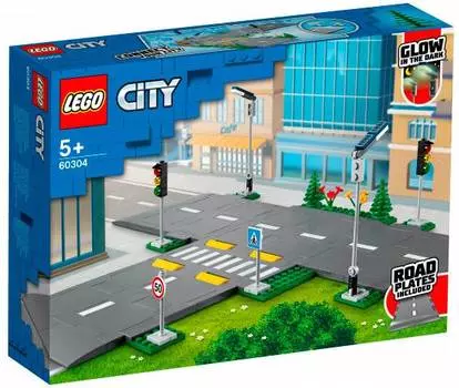 Конструктор Lego City Town Road Plates [60304]