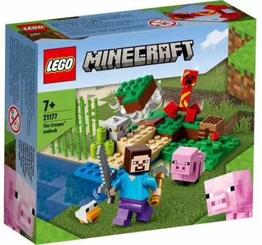 Конструктор Lego Minecraft Засада Крипера [21177]