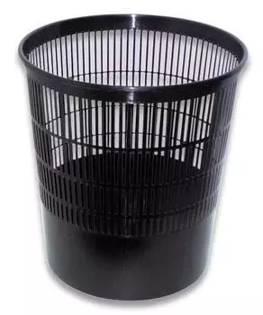 Корзина для бумаг Стамм 18л. черный (кр01)