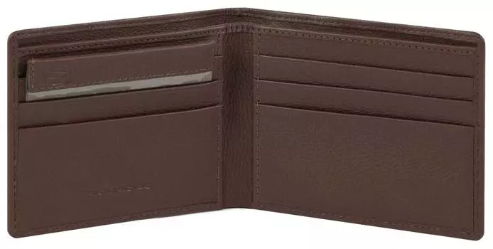 Кошелек мужской Piquadro Akron темно-коричневый, кожа натуральная (pu3891aor/tm)