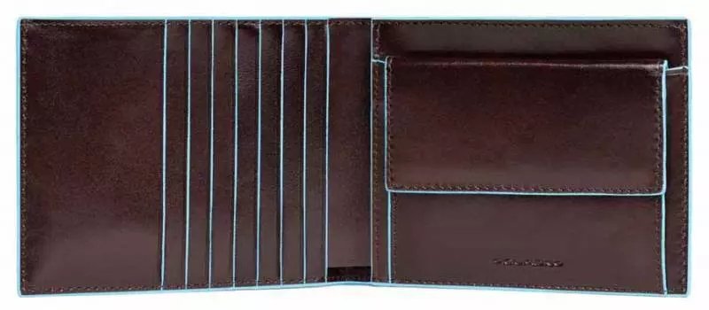 Кошелек мужской Piquadro Blue Square коричневый, кожа натуральная (pu1239b2r/mo)