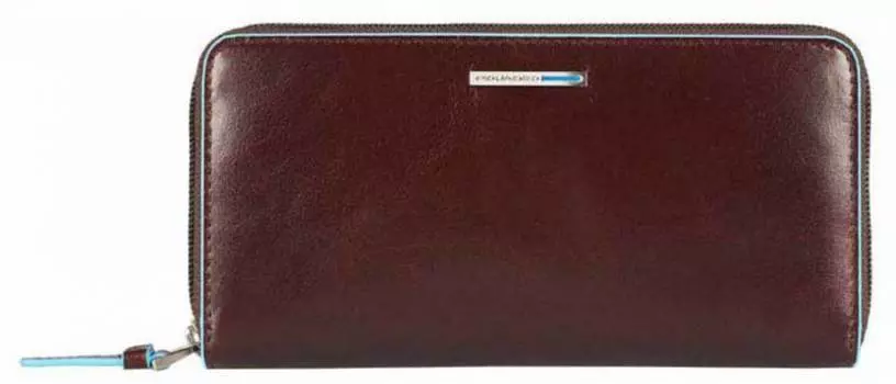 Кошелек женский Piquadro Blue Square красное дерево, кожа натуральная (pd3229b2/mo)