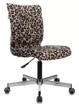 Кресло Бюрократ CH-330M, обивка: ткань, цвет: леопардовый