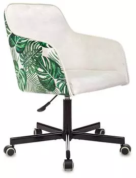 Кресло Бюрократ CH-380M, обивка: ткань, цвет: молочный