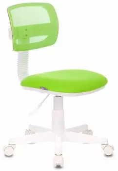 Кресло детское Бюрократ CH-W299, обивка: сетка/ткань, цвет: салатовый TW-18