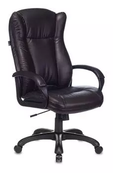 Кресло руководителя Бюрократ CH-879N, обивка: эко.кожа, цвет: темно-коричневый