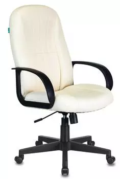Кресло руководителя Бюрократ T-898, обивка: эко.кожа, цвет: слоновая кость Or-10