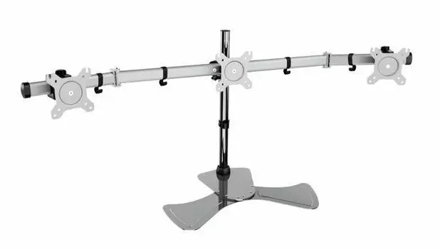 Кронштейн для монитора Cactus CS-VM-MP330S-AL, настольный, наклон, серебристый