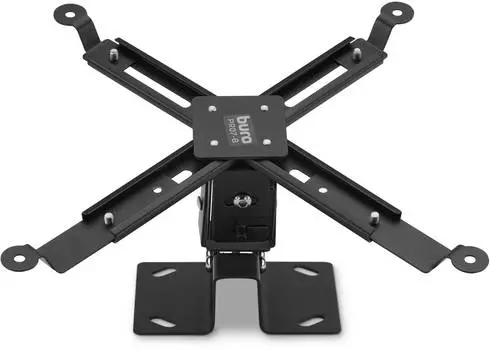 Кронштейн для проектора Buro PR07-B, потолочный, поворот и наклон, черный