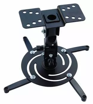 Кронштейн для проектора Cactus CS-VM-PR04-BK, потолочный, поворот и наклон, черный