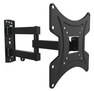 Кронштейн для телевизора Buro FL3S, 20-48", настенный, поворотно-выдвижной и наклонный, черный (bm15a72ts3)