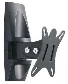 Кронштейн для телевизора Holder LCDS-5003, 10-26", настенный, поворот и наклон, металлик (lcds-5003 metallic)