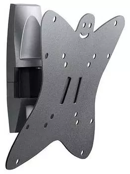 Кронштейн для телевизора Holder LCDS-5036, 19-37", настенный, поворот и наклон, металлик (lcds-5036 metallic)