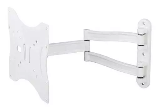 Кронштейн для телевизора Kromax TECHNO-3, 15-40", настенный, поворот и наклон, белый (20073)