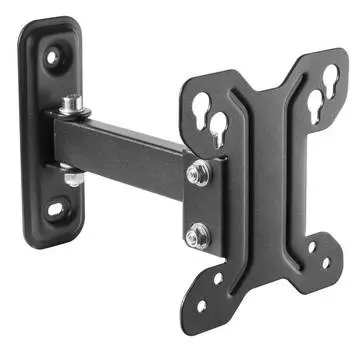 Кронштейн для телевизора Ultramounts UM892, 13-27", настенный, поворотно-выдвижной и наклонный, черный