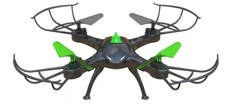 Квадрокоптер HIPER HQT-0002 Falcon X черный/зеленый (hqt-0002) (плохая упаковка)