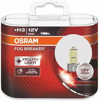 Лампа автомобильная галогенная Osram 62151FBR-HCB