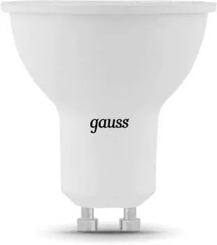 Лампа светодиодная Gauss Black 5Вт цок.:GU10 кол.:MR16 (упак.:10шт)