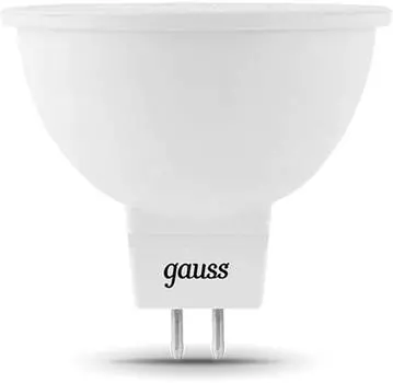 Лампа светодиодная Gauss Black 5Вт цок.:GU5.3 кол.:MR16 (упак.:10шт)