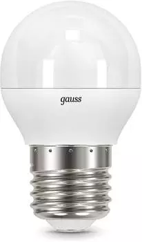 Лампа светодиодная Gauss Black 6.5Вт цок.:E27 кол.:G45 (упак.:10шт)