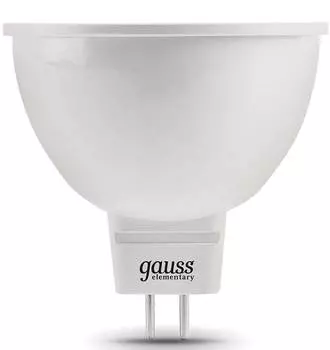 Лампа светодиодная Gauss Elementary 13516T 5.5Вт цок.:GU5.3 (упак.:3шт)