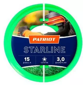 Леска для садовых триммеров Patriot Starline (805201066)