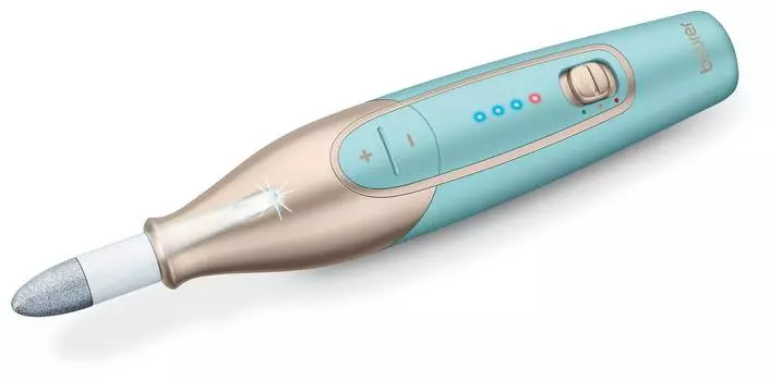 Маникюрно-педикюрный набор Beurer MP84 золотистый/бирюзовый (570.02)