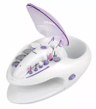 Маникюрно-педикюрный набор Scarlett SC-MS95002 белый/фиолетовый (ms95002)