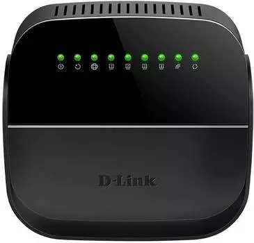Маршрутизатор беспроводной D-Link DSL-2740U/R1A черный