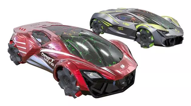 Машина радиоуправляемая Hiper HCT-0004 красный/черный