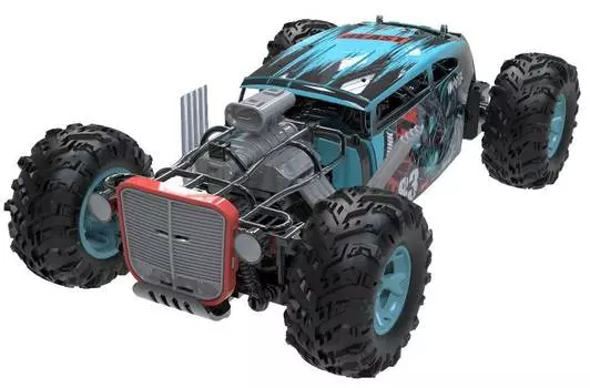 Машина радиоуправляемая Hiper HCT-0014 Beast 4WD синий/красный (hct-0014)
