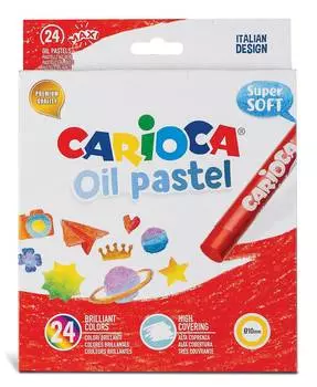 Масляная пастель Carioca 24 цвета (43278)