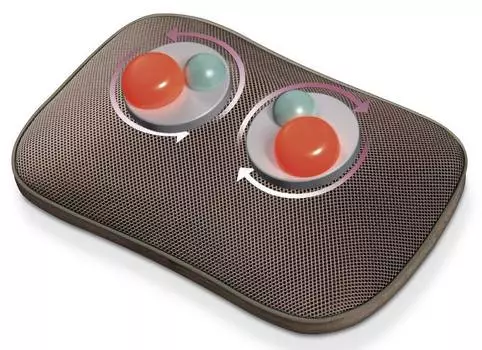 Массажная подушка Beurer MG147 коричневый (643.35)