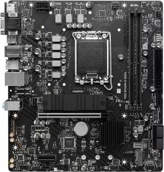Материнская плата MSI PRO B760M-G DDR4, Soc-1700, Intel B760, mATX