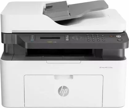 МФУ HP Laser 137fnw белый/серый (4zb84a)