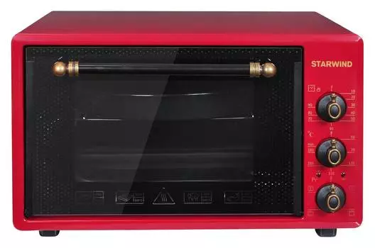 Мини-печь Starwind SMO2025 бордовый