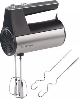 Миксер Galaxy Line GL 2223 черный/серебристый (гл2223л)