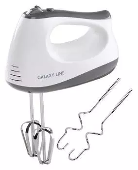 Миксер Galaxy Line GL 2225 белый/серый (гл2225л)